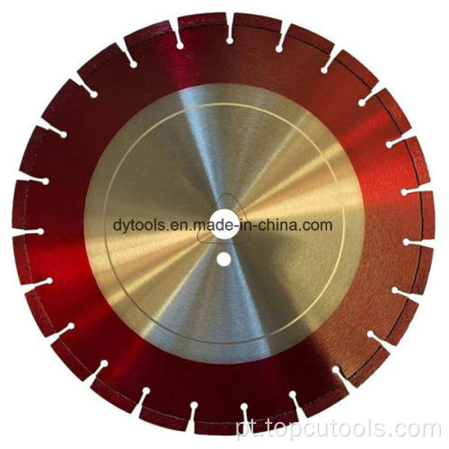 Lâmina de serra de diamante soldada a laser de corte de concreto